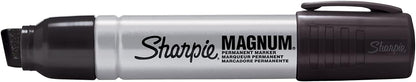 Sharpie Pro Magnum Permanent Markers Chisel Tip Black 12 Count