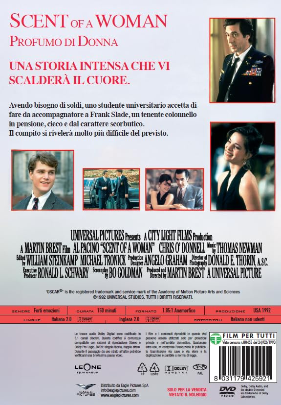 Scent Of A Woman - Profumo Di Donna - Dvd