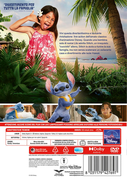 Lilo & Stitch - Live Action - Dvd