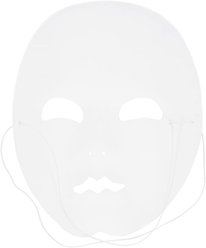 Boland - Maschera viso pantomima per costumi di carnevale o JGA, accessori per costumi, accessorio per carnevale