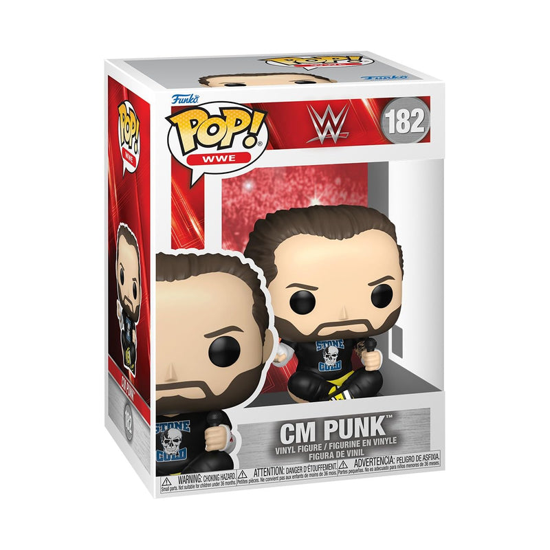 Funko Pop! WWE: CM Punk - Collectable Vinyl Figure - Gift Idea - Official Merchandise - Toys for Kids & Adults - Sports Fans - Model Figure for Collectors and Display