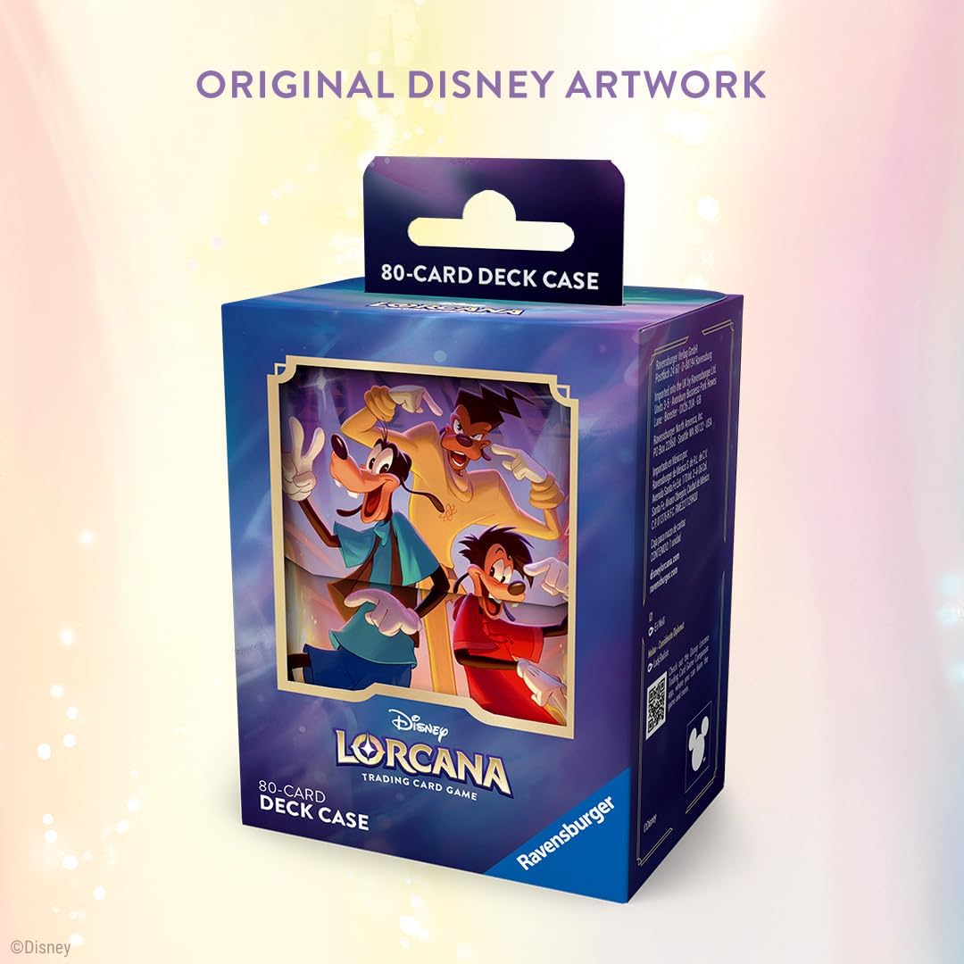 Ravensburger Disney Lorcana Deck Box Goofy Set 9 Fabled for Adults and Kids Age 8 Years Up - Collectable TCG