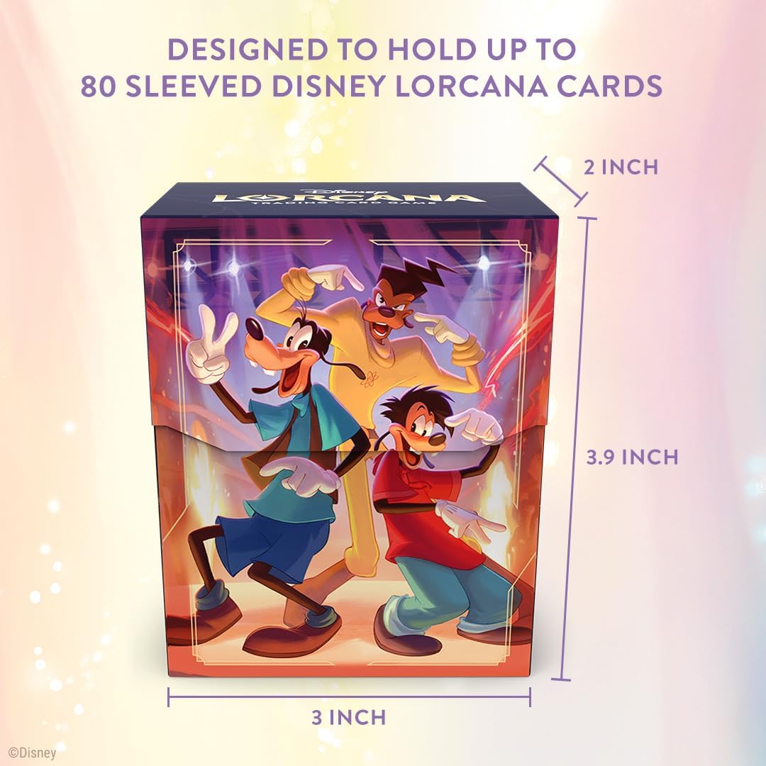 Ravensburger Disney Lorcana Deck Box Goofy Set 9 Fabled for Adults and Kids Age 8 Years Up - Collectable TCG