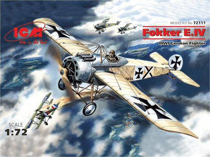 ICM 1:72 - Fokker E.IV, WWI German Fighter