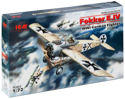 ICM 1:72 - Fokker E.IV, WWI German Fighter