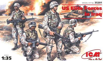 ICM 1:35 - US Elite Forces in Iraq 4 Figs