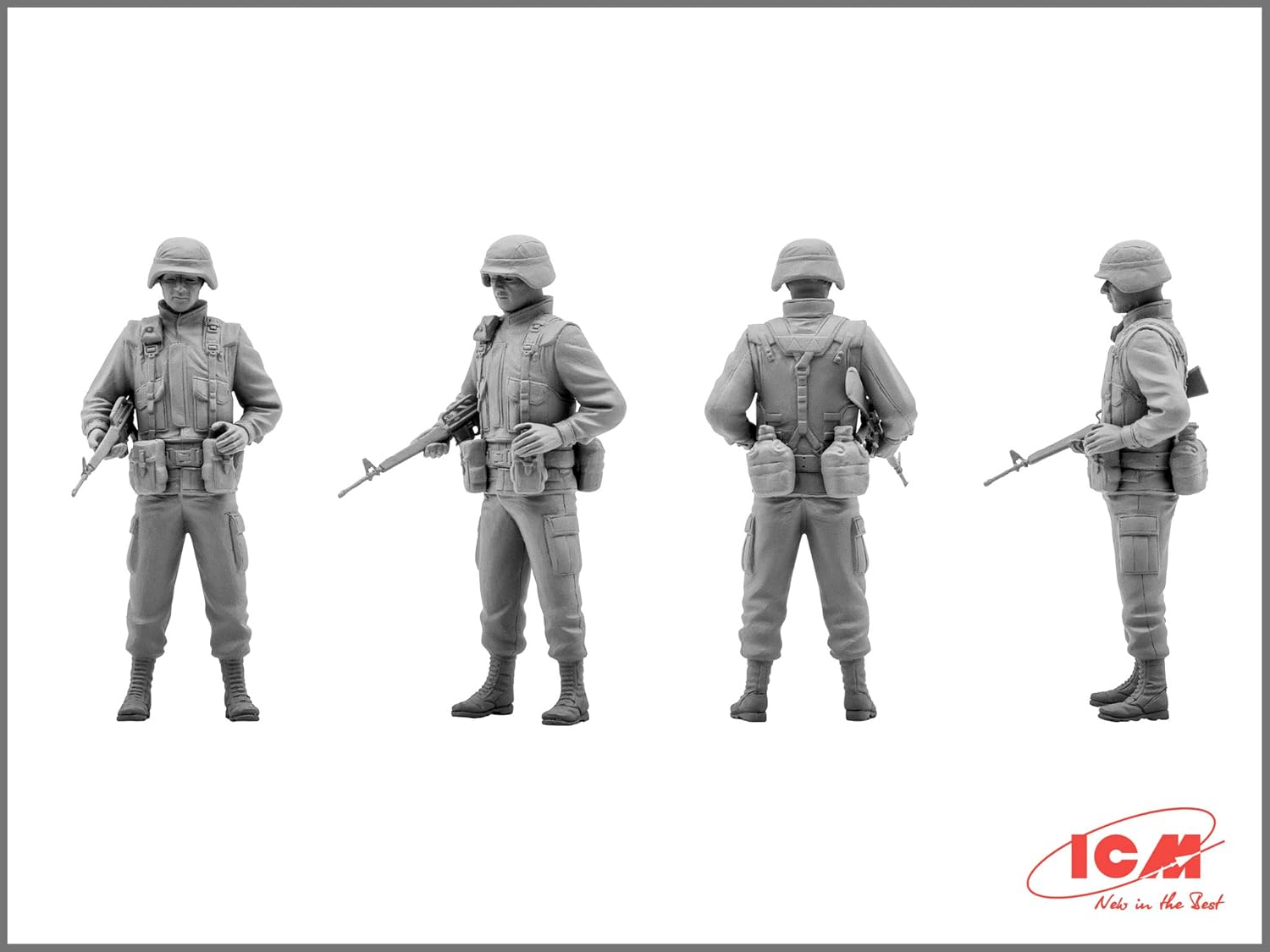 ICM 1:35 - US Elite Forces in Iraq 4 Figs