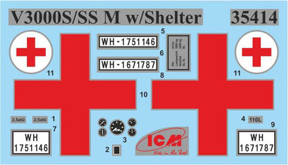 ICM 1:35 - V3000S/SS M Maultier with Shelter