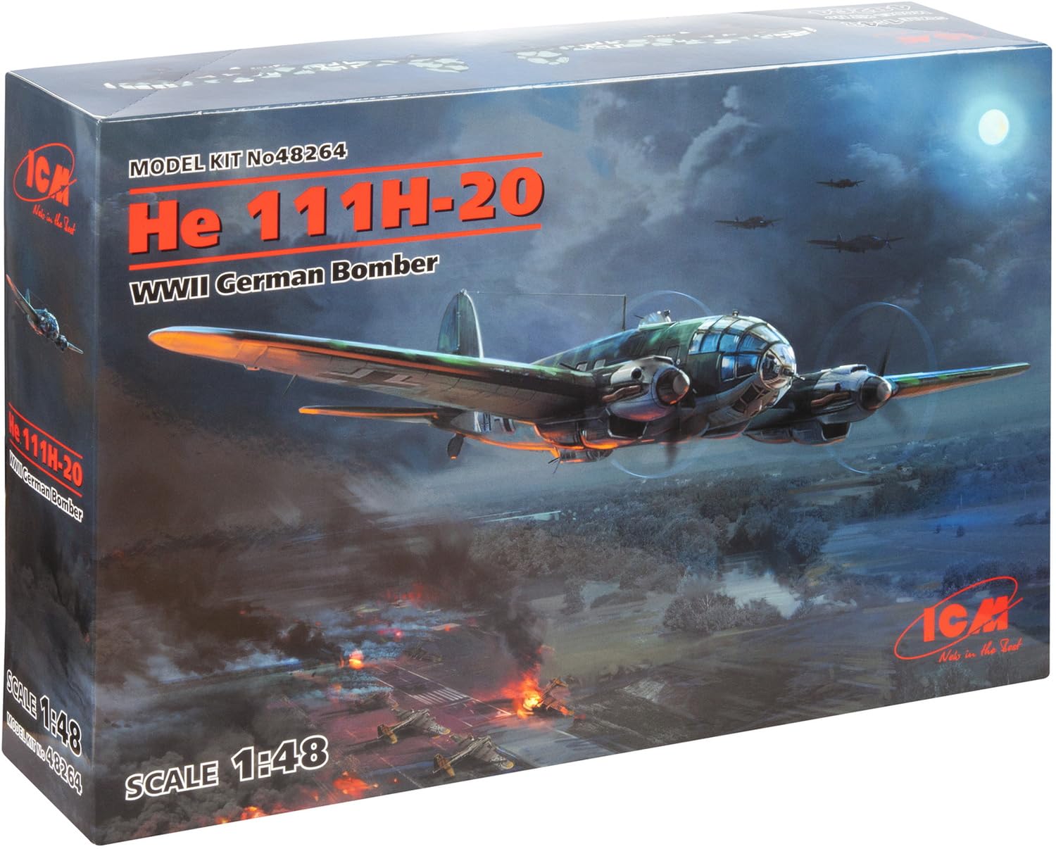 ICM 1:48 - He 111H-20, WWII German Bomber