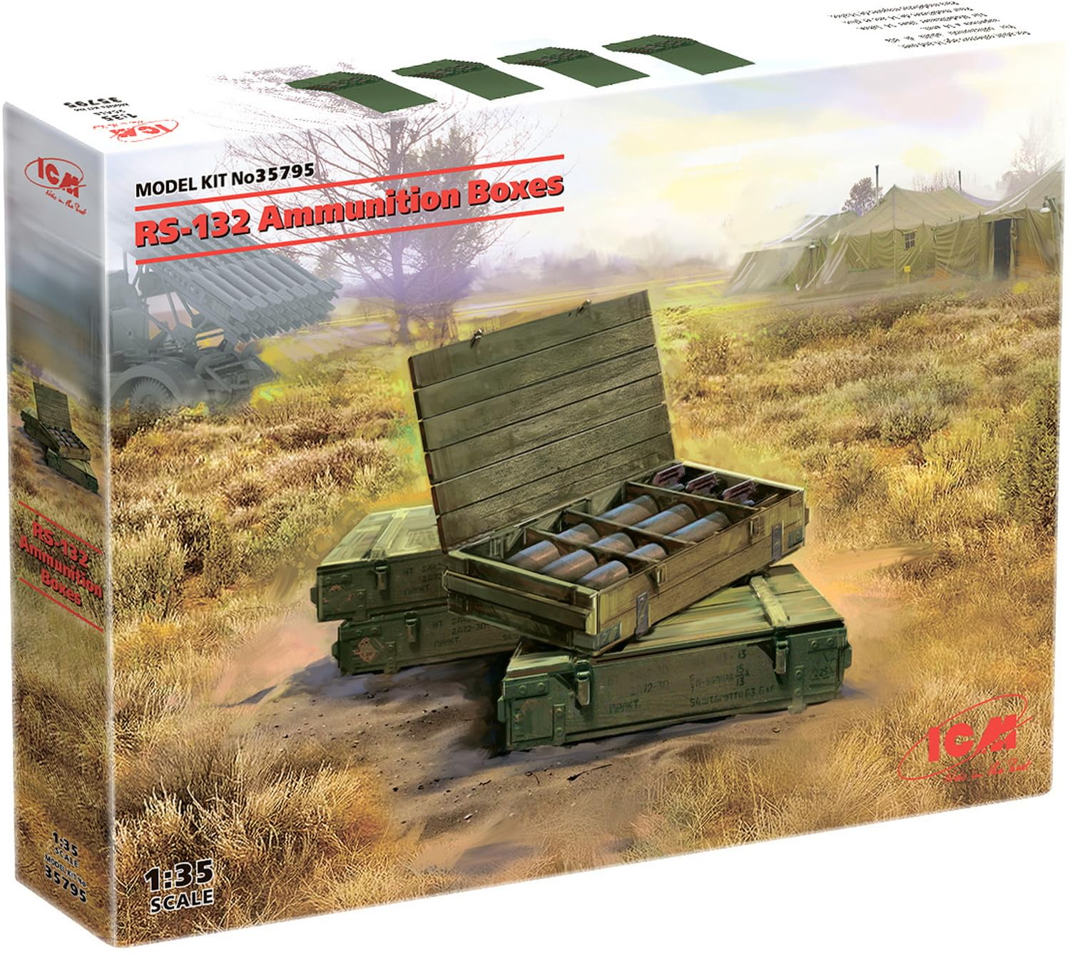 ICM 1:35 - RS-132 Ammunition Boxes