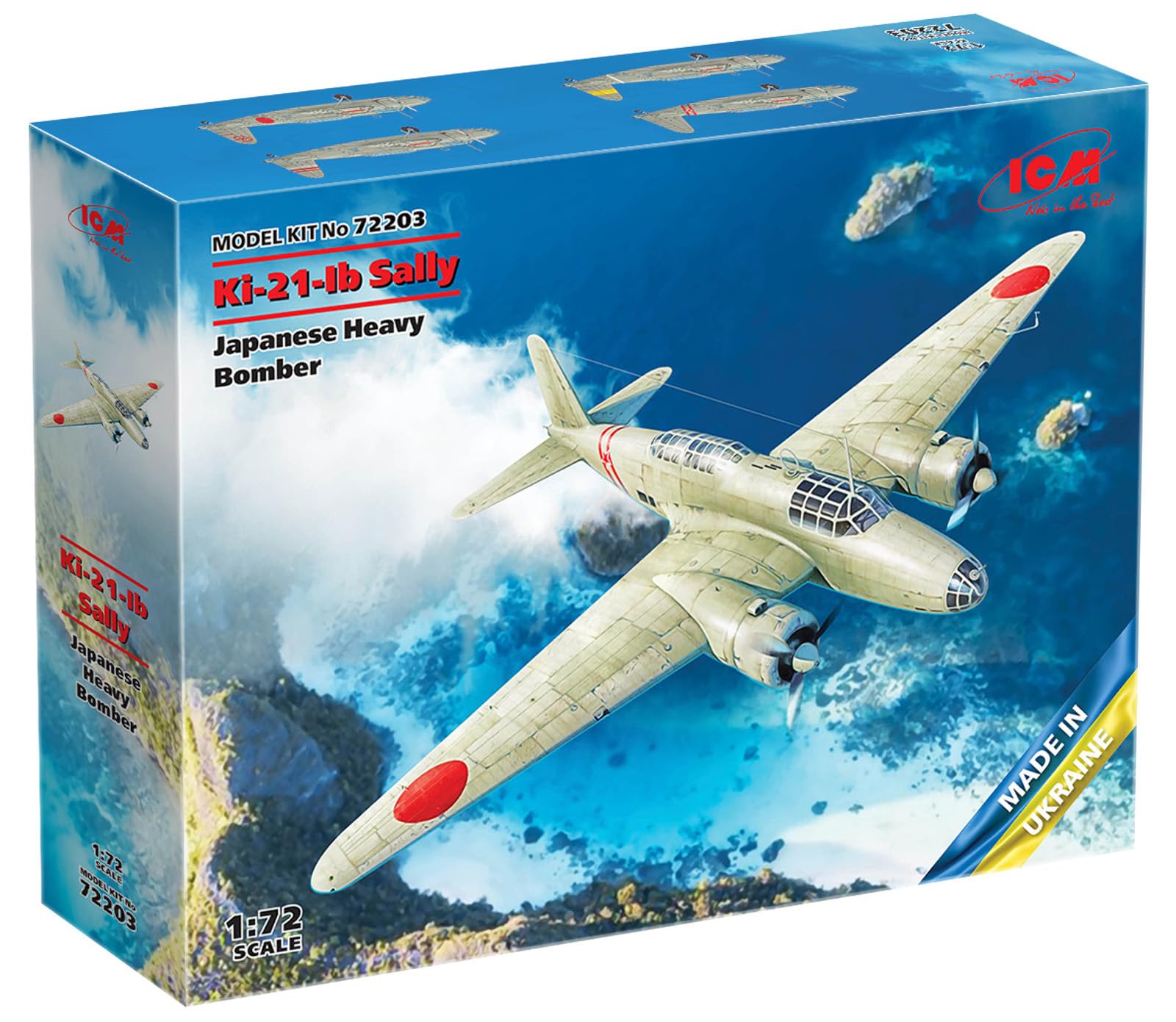ICM 1:72 - Ki-21-Ib 'Sally' Japanese Heavy Bomber