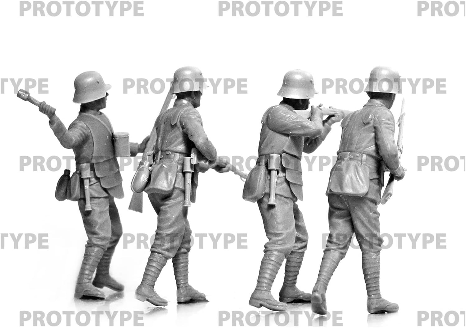 ICM ICM35722 1:35-WWI German Infantry in Armor Scale Model Kit