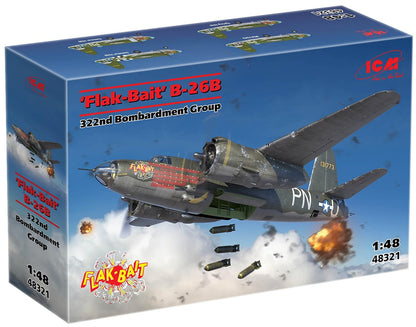 ICM 1:48 - B-26B Marauder Flak Bait'. 322nd Bombardment, Green