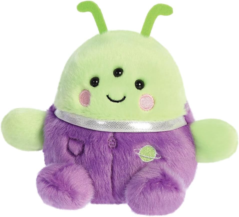 Aurora, 33861, Palm Pals Zorg Green Alien 5In, Soft Toy, Purple & Green