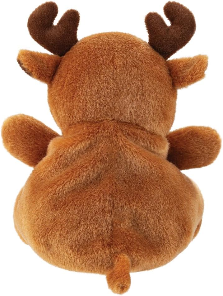 Aurora, 61642, Palm Pals Cinnamon Reindeer 8In, Soft Toy, Brown