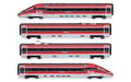 Arnold HN2622 Iryo (Spain), Frecciarossa 1000 Base Set, 4 Elements, ep. VI, Metal, Red/Silver