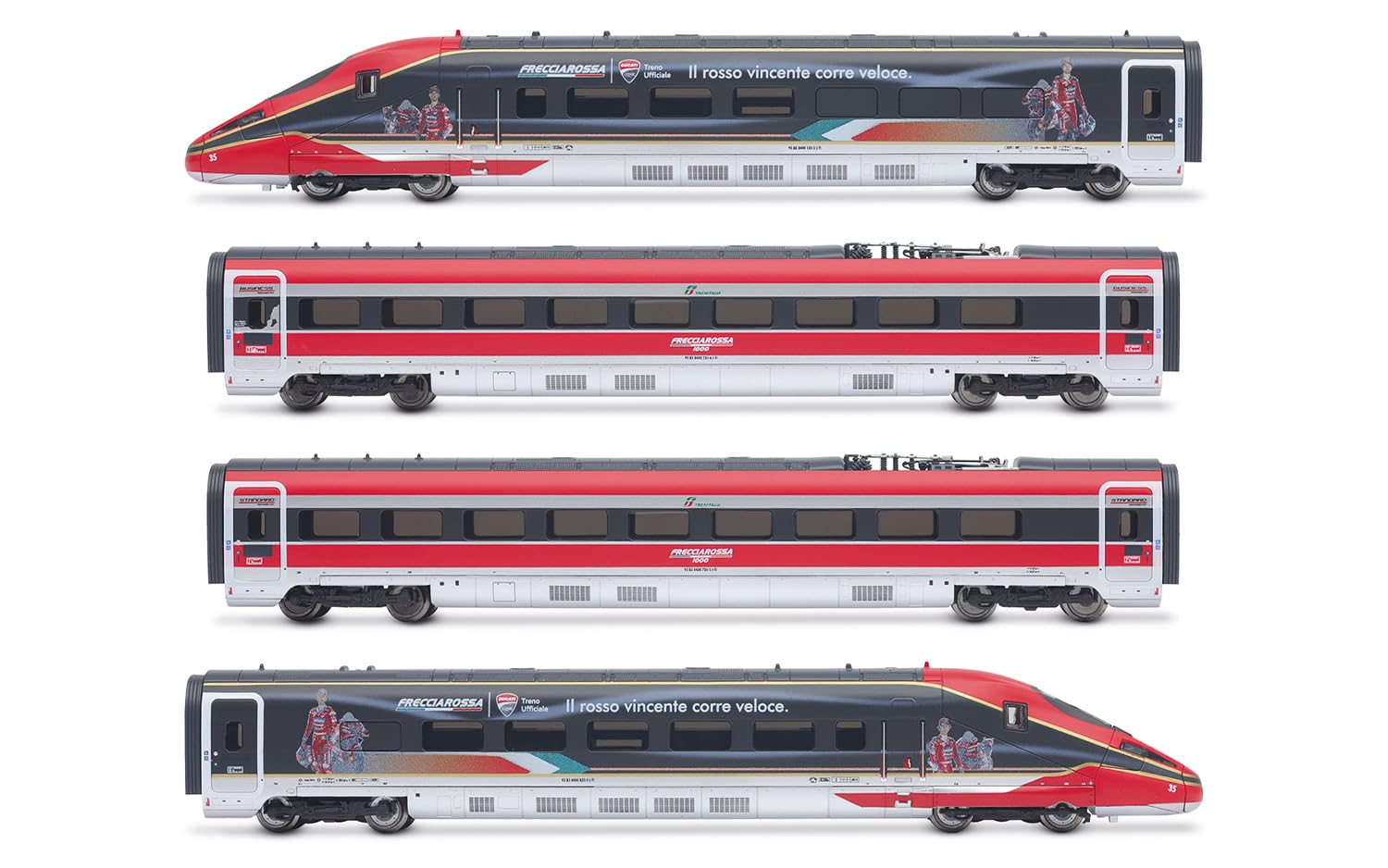 Arnold HN2620D FS Trenitalia, Frecciarossa 1000 "Ducati base set, 4 elements, ep. VI, with DCC decoder
