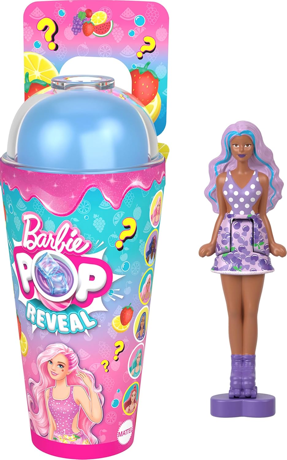 Barbie Mini BarbieLand Reveal Dolls 5-Pack, 1.5-inch Dolls with Surprise Unboxing, Different Reveals (Styles May Vary), JCB27