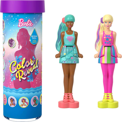 Barbie Mini BarbieLand Reveal Dolls 5-Pack, 1.5-inch Dolls with Surprise Unboxing, Different Reveals (Styles May Vary), JCB27