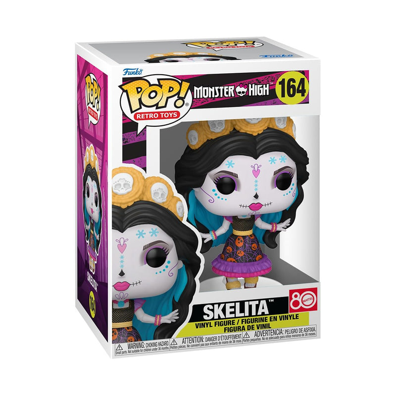 Funko Pop! Vinyl: Monster High - Skelita Calaveras - Vinyl-Sammelfigur - Geschenkidee - Offizielle Handelswaren - Spielzeug Für Kinder und Erwachsene - Cartoon Fans - Modellfigur Für Sammler