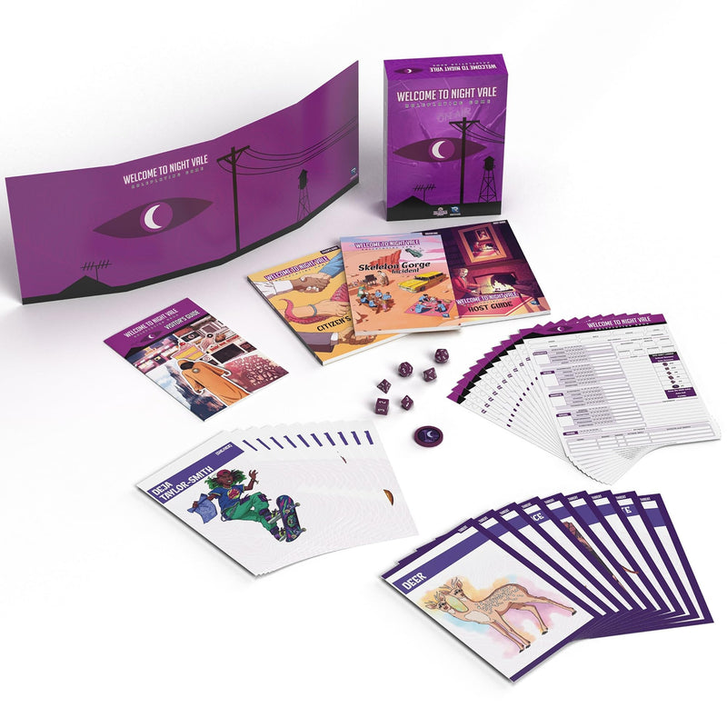 Renegade Games: Welcome to Night Vale Roleplaying Game - RPG Box Set, Rules & Guides, GM Screen, Dice, Macabre Mystery Adventure, Based On The Podcast