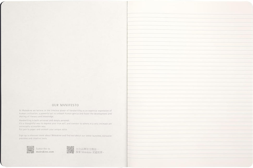 Moleskine Cahier Journal Sakura, Lined Notebook, Singer Stitched Cover, with 16 Detachable Sheets, XL Size 19 x 25 cm