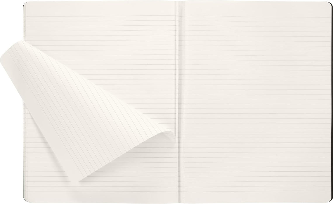 Moleskine Cahier Journal Sakura, Lined Notebook, Singer Stitched Cover, with 16 Detachable Sheets, XL Size 19 x 25 cm