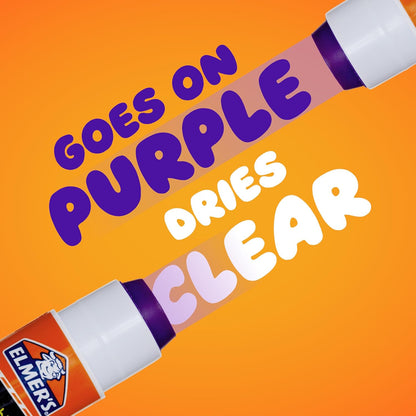 Elmers - Washable Disappearing Purple School Glue Sticks - 3x 22G