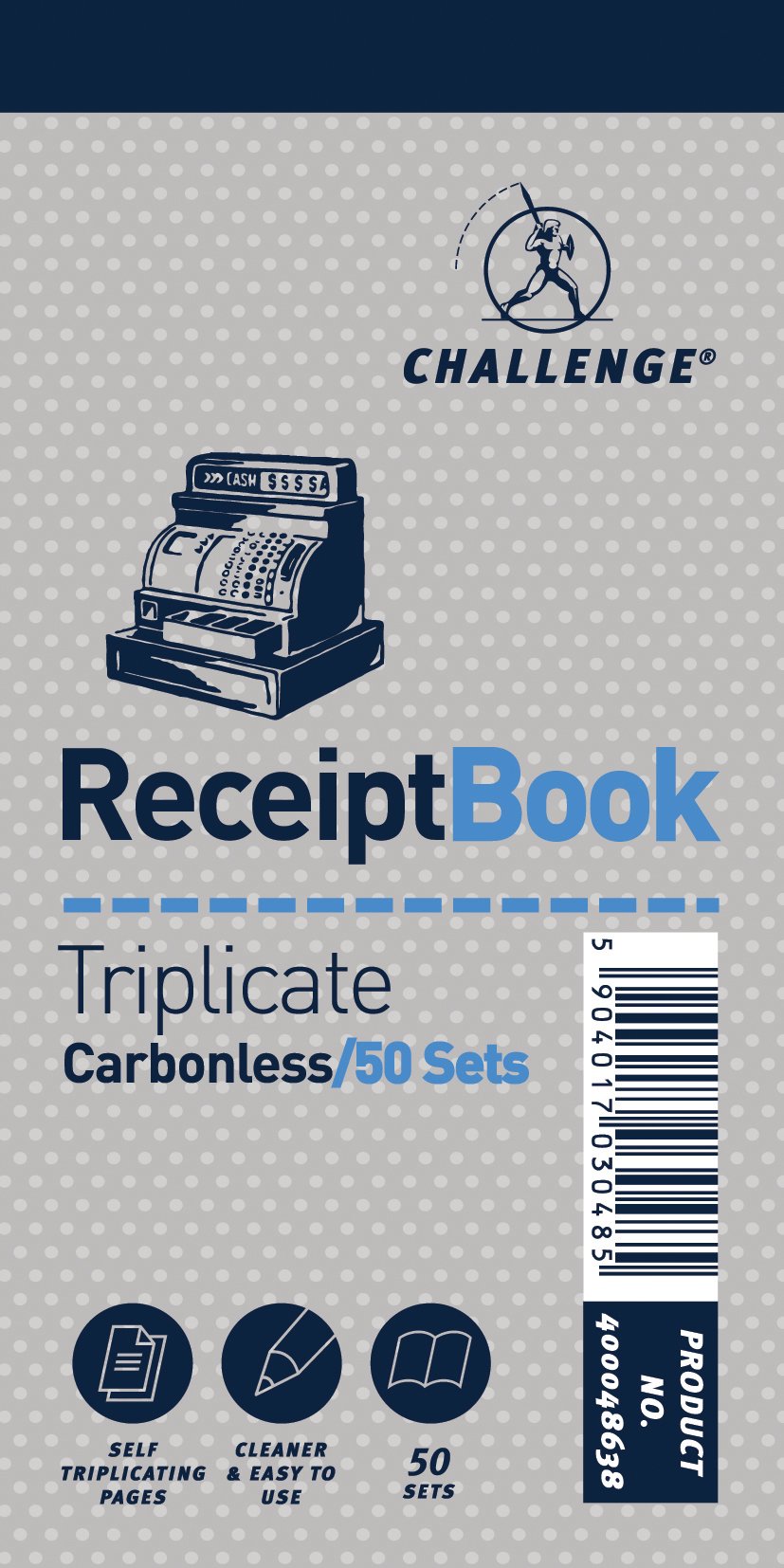 Challenge Triplicate Receipt Book (Pack of 10