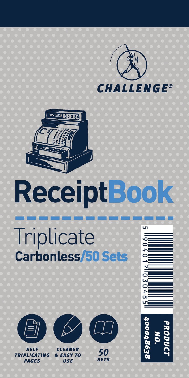 Challenge Triplicate Receipt Book (Pack of 10