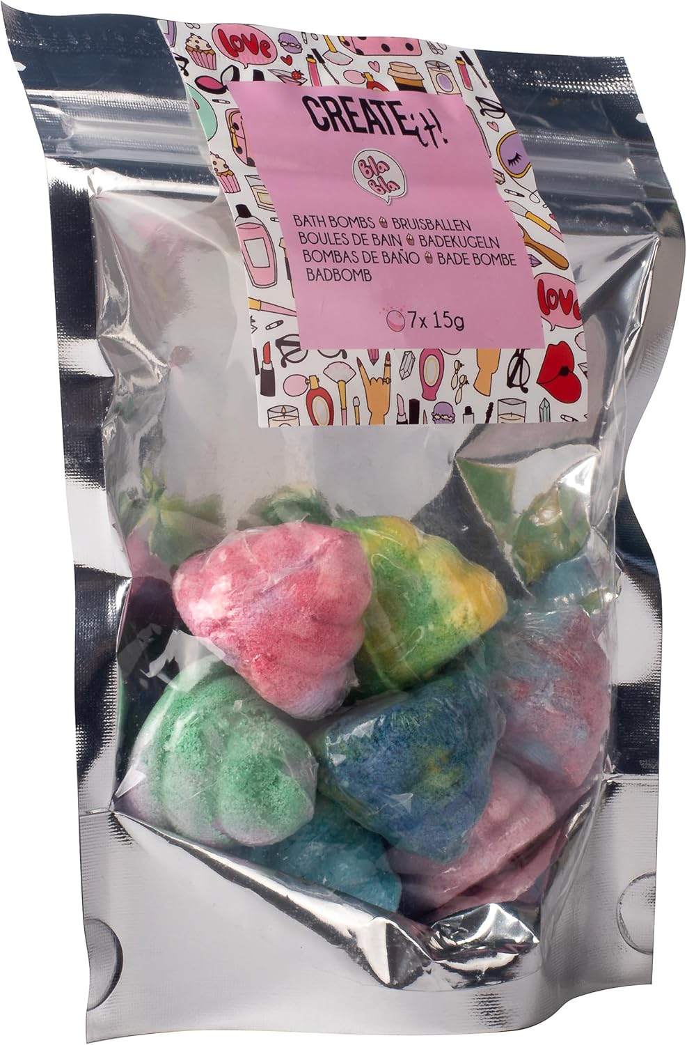 Create it! - Create it! Beauty Bruisballen Eenhoorn 7-Pack