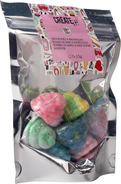 Create it! - Create it! Beauty Bruisballen Eenhoorn 7-Pack