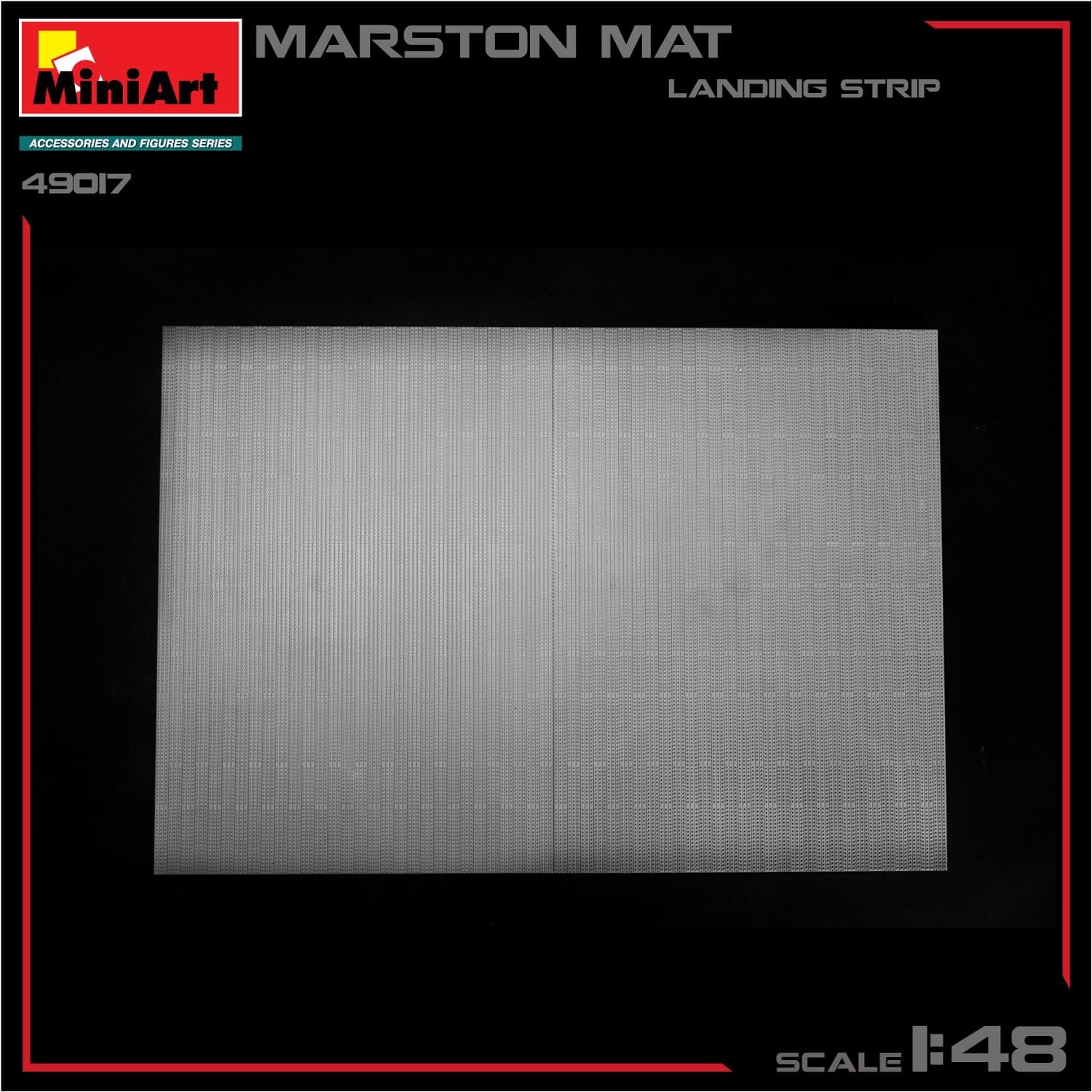 Mini Art 49017 Marston Matte landingsbaan 1:48 - originele replica, modelbouw, kunststof bouwset, doe-het-zelf, vrije tijd, lijmen, modelbouwset, montage, ongelakt