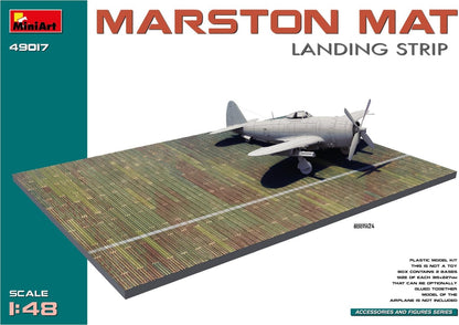 Mini Art 49017 Marston Matte landingsbaan 1:48 - originele replica, modelbouw, kunststof bouwset, doe-het-zelf, vrije tijd, lijmen, modelbouwset, montage, ongelakt