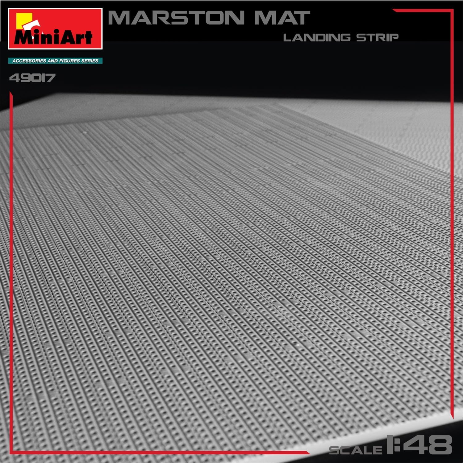 Mini Art 49017 Marston Matte landingsbaan 1:48 - originele replica, modelbouw, kunststof bouwset, doe-het-zelf, vrije tijd, lijmen, modelbouwset, montage, ongelakt