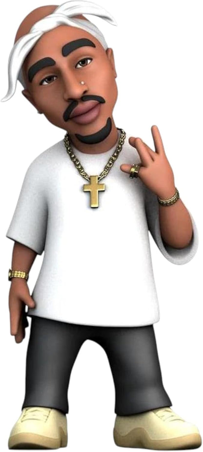 MINIX Tupac Model – Collectible Action 12cm Figure Music Icon Range for Fans
