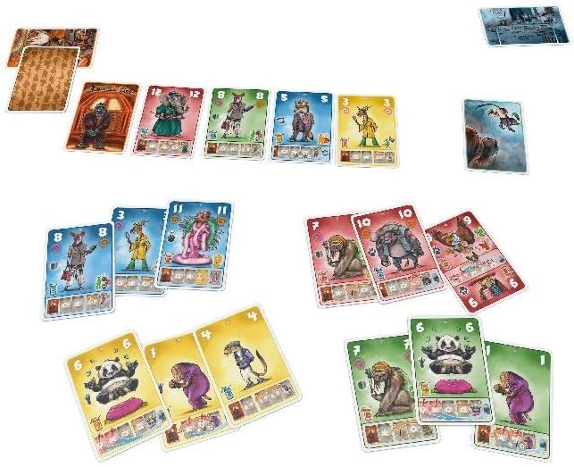 Zoch 601105143 Beasty Bar Born to be Wild - The Character Card Game - Can be Played & Combined Independently - for 2 to 4 Players, Strategy Game, for Children from 8 Years