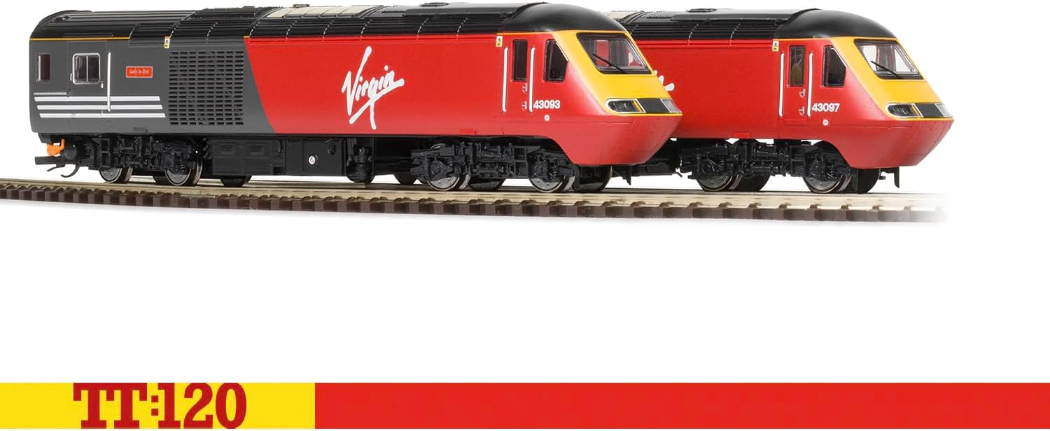 Hornby TT TT3048M Virgin Class 43 HST Train Pack 43097 + 43093