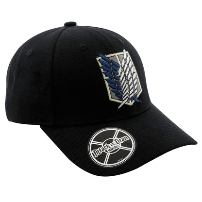 ABYSTYLE - Attack on Titan Berretto Scout Symbol, Nero , Taglia unica