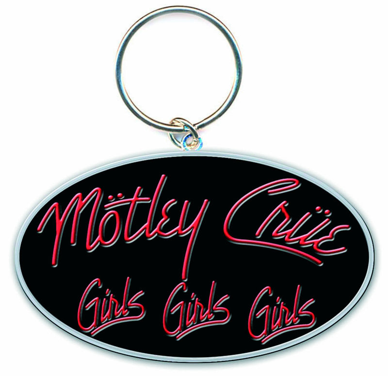 Mötley Crüe - Keyring Schlüsselanhänger - Girls, Girls, Girls Logo (in