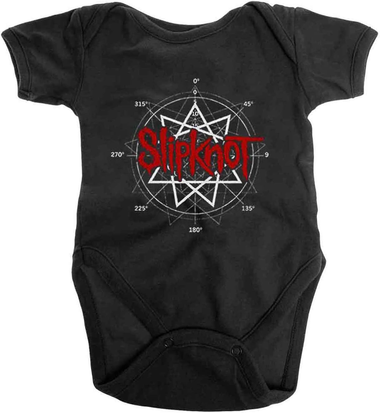 Slipknot: Rock Off - Star Logo Back Print (Body Neonato 6-9 Mesi)