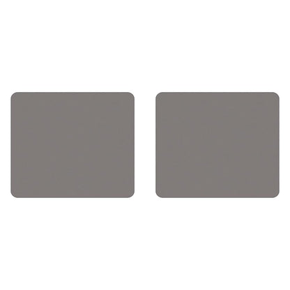 Fellowes Mouse Mat with Non-Slip Rubber Base - Solid Colour Mouse Pad - Suitable for Both Optical and Laser Mice - 186 x 224 x 6mm - Silver (Pack of 2
