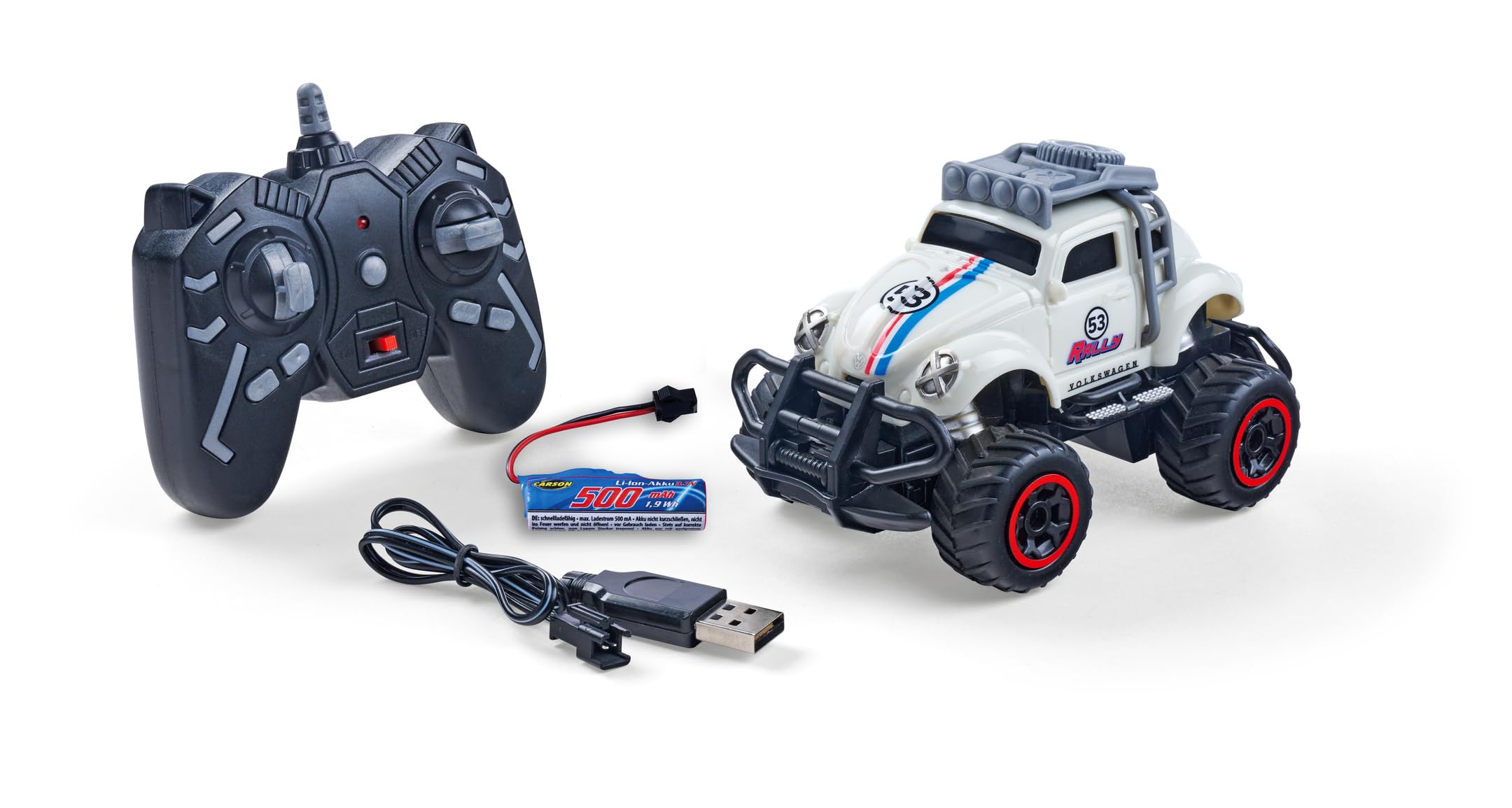 1:32 Volkswagen Beetle Rally 2.4Ghz Rtr White
