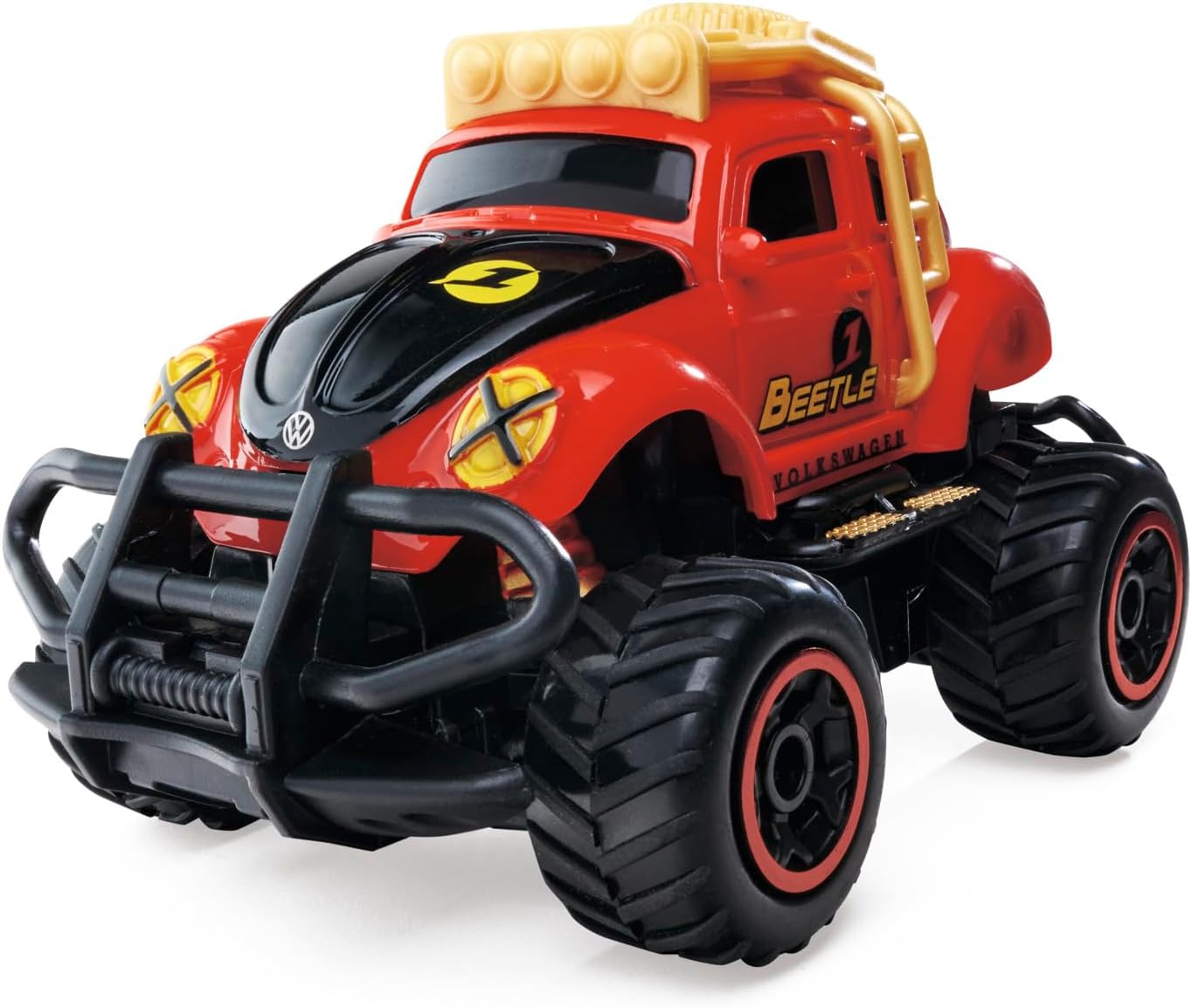 Carson 500404318 1:32 VW Beetle Rally 2.4GHz RTR rot - Ferngesteuertes Auto, Fahrzeug, Fahrzeit 60 min, RC Auto für Kinder, Spielzeug für Kinder, Remote Control Car