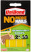 Unibond No More Nails Removable Picture Hanging Strips, Adhesive Strips for Fast, Easy Mounting, Double Sided Sticky Tape for Interior Use, Translucent Tape, Pack of 10 , Yellow
