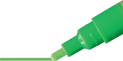 Nobo Set di 4 Pennarelli per Lavagna con Punta da 2 mm, Cancellabili a Secco, a Basso Odore, Colori Assortiti