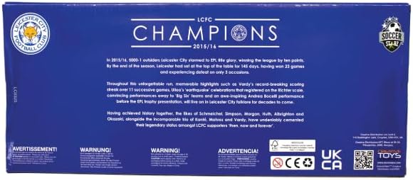 SoccerStarz - Leicester 13 figure Team Pack (League Winners 2015-16 10 Year Anniversary Re-Release) /Figures