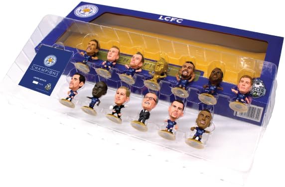 SoccerStarz - Leicester 13 figure Team Pack (League Winners 2015-16 10 Year Anniversary Re-Release) /Figures