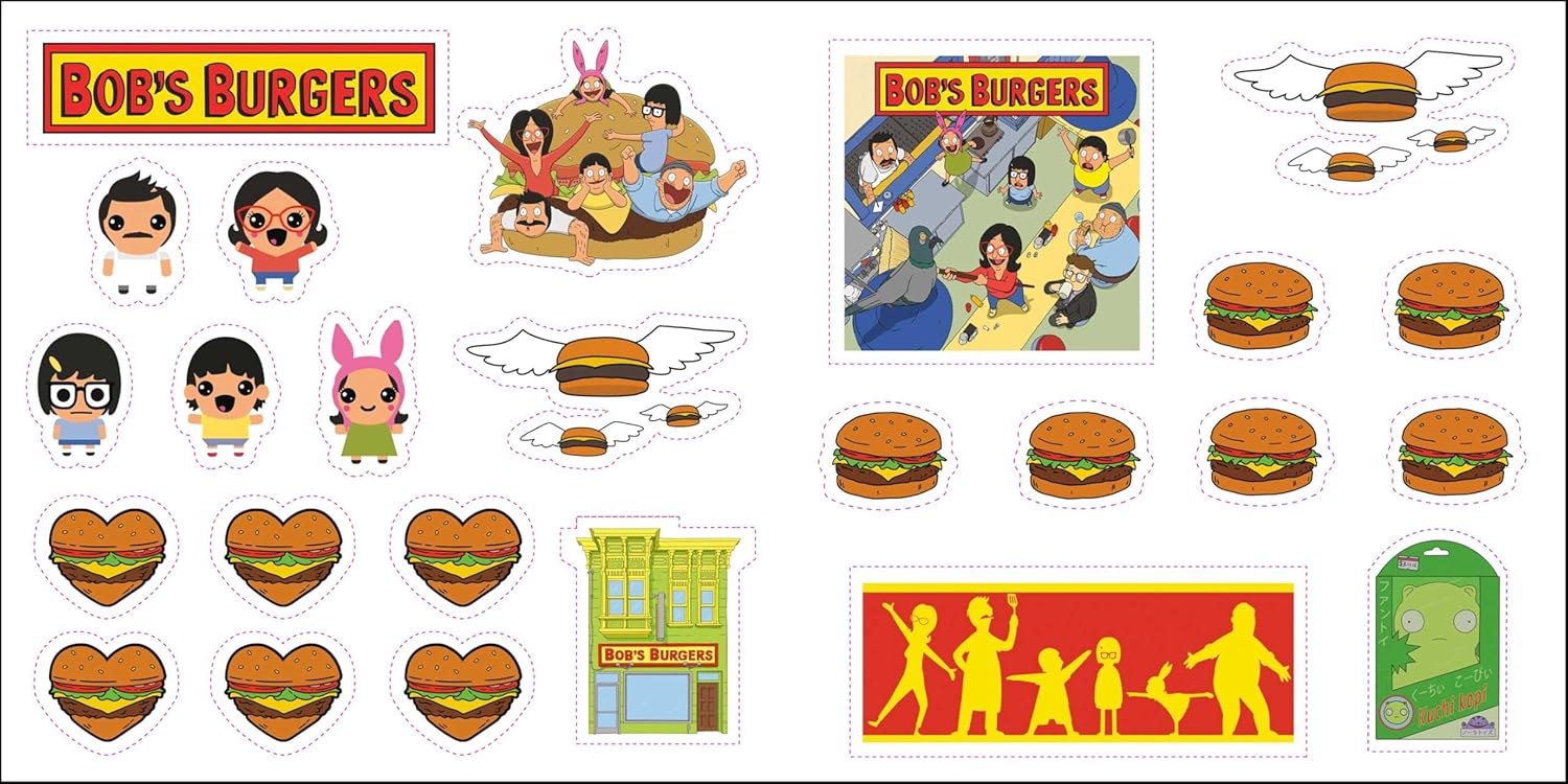 Bob's Burgers 2026 Wall Calendar (Includes Stickers