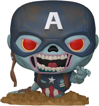 Funko POP! Marvel: Marvel Zombies S4 – Zombie Captain America - Collectable Vinyl Figure - Gift Idea - Official Merchandise - Toys For Kids & Adults - Comic Books Fans - Model Figure for Collectors